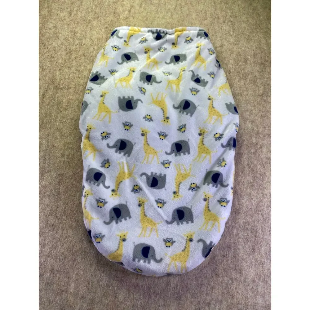 Petite L'Amour Baby Swaddle Sleep Sack with Animal Print